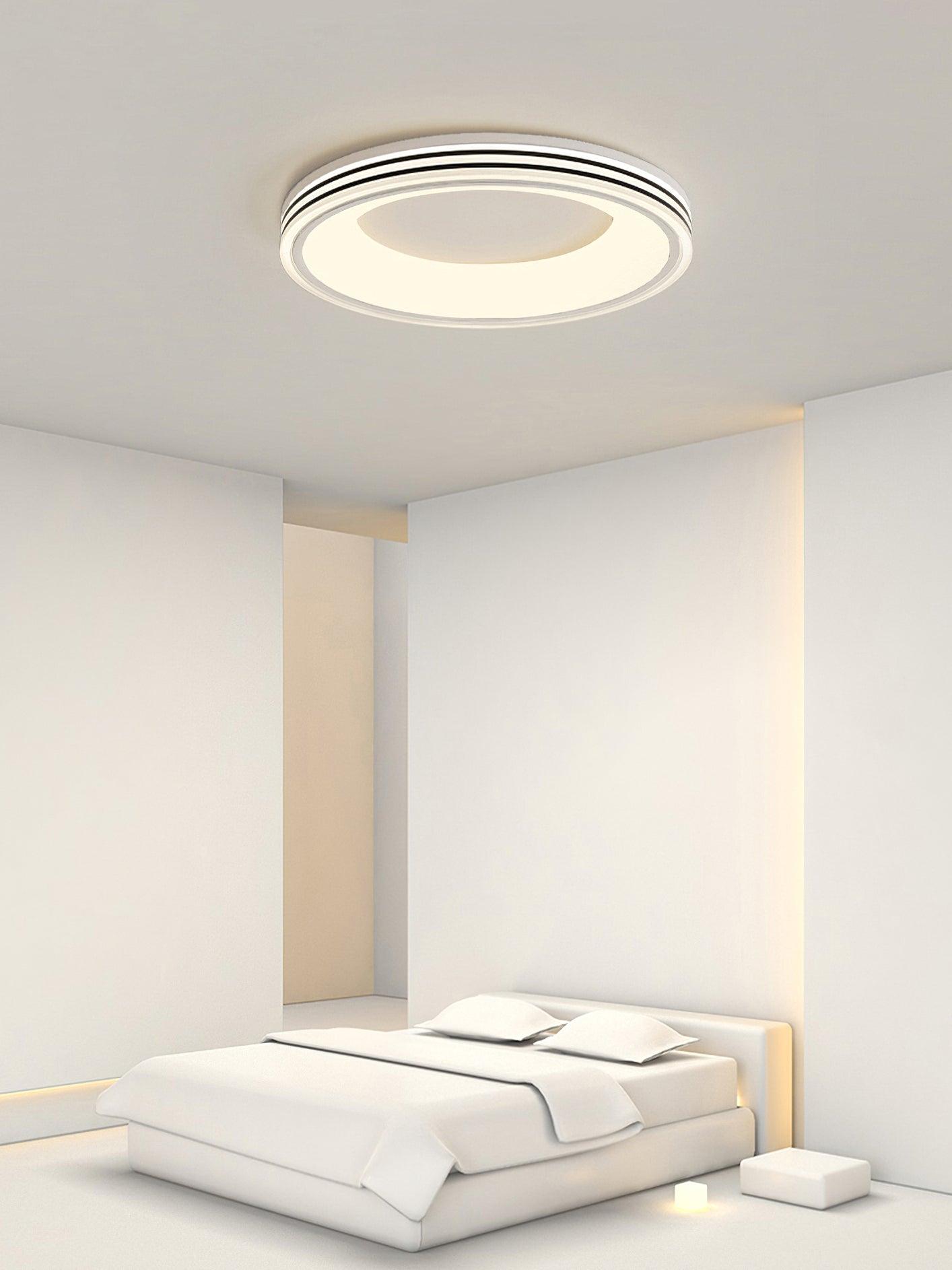 Flush Ceiling Light | Iron & Acrylic | 50cm Diameter