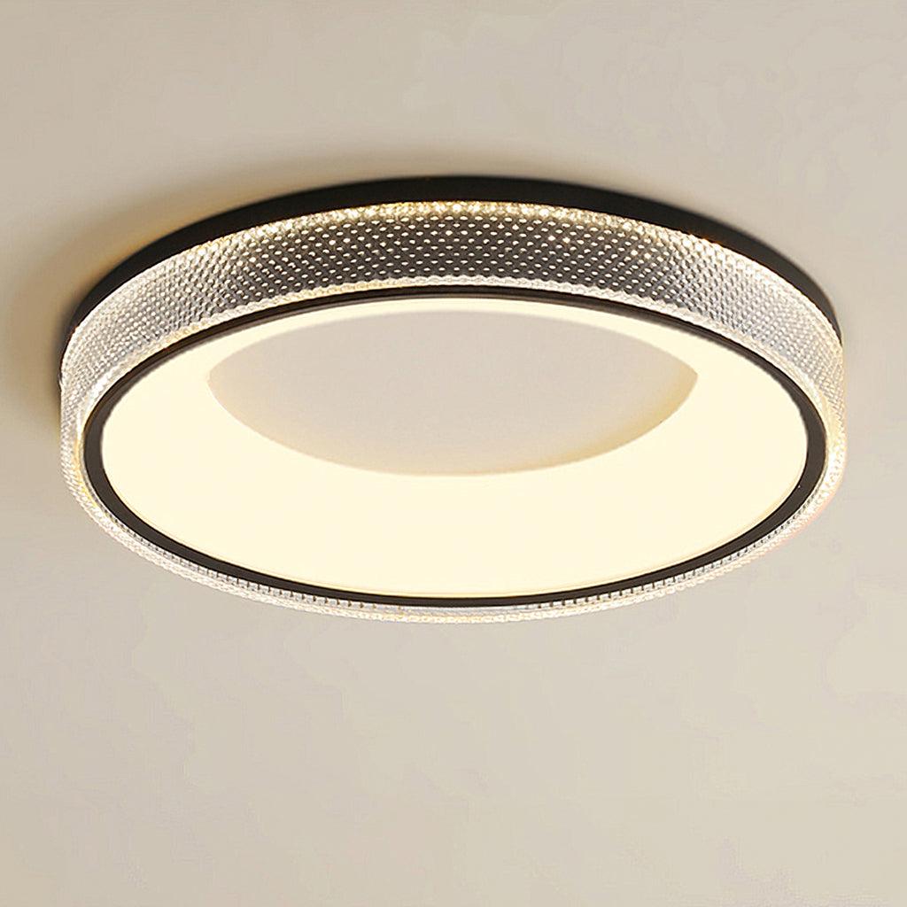 Flush Ceiling Light | Iron & Acrylic | 50cm Diameter