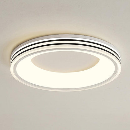 Flush Ceiling Light | Iron & Acrylic | 50cm Diameter