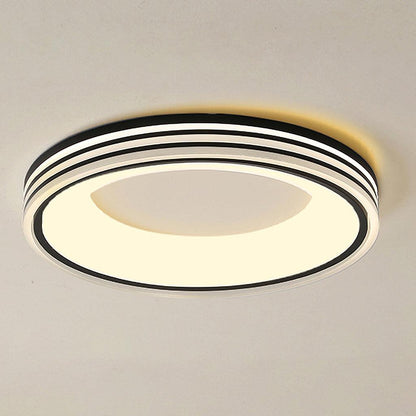 Flush Ceiling Light | Iron & Acrylic | 50cm Diameter