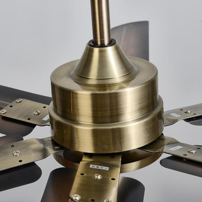 Rozzen Ceiling Fan | Metal & Stainless Steel | 52-Inch