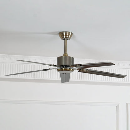 Rozzen Ceiling Fan | Metal & Stainless Steel | 52-Inch