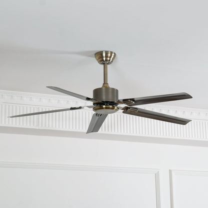 Rozzen Ceiling Fan | Metal & Stainless Steel | 52-Inch