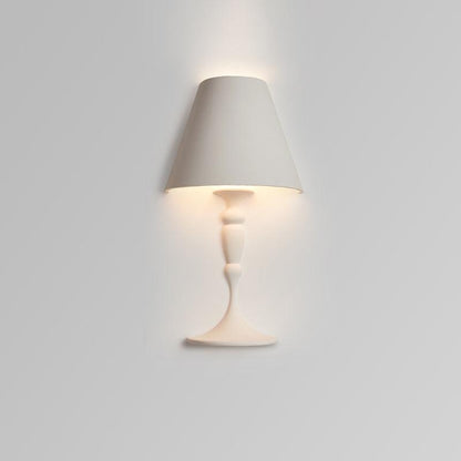 Plaster Wall Lamp | White Finish | Set of 2