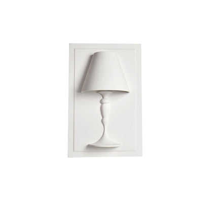 Plaster Wall Lamp | White Finish | Set of 2