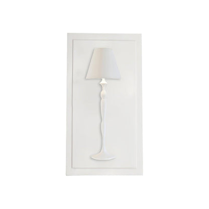 Plaster Wall Lamp | White Finish | Set of 2