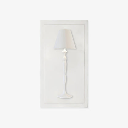 Plaster Wall Lamp | White Finish | Set of 2