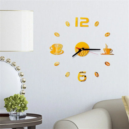 CréaHorloge - Horloge Numérique | Autocollants Personnalisables | 40 cm