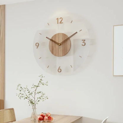 Nordic Wall Clock | Minimalist Wood | 40cm
