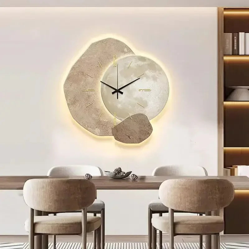 Horloge Murale | Bois Naturel | Silencieuse