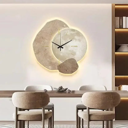 Horloge Murale | Bois Naturel | Silencieuse