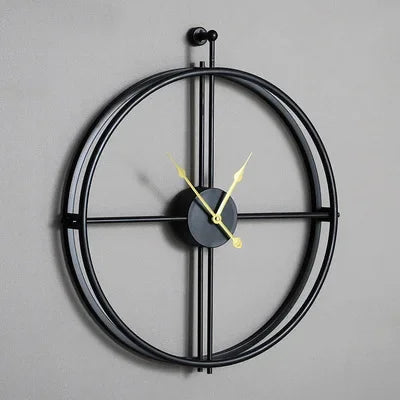CréaHorloge - Horloge Murale | Bois et Métal | Design Européen Moderne