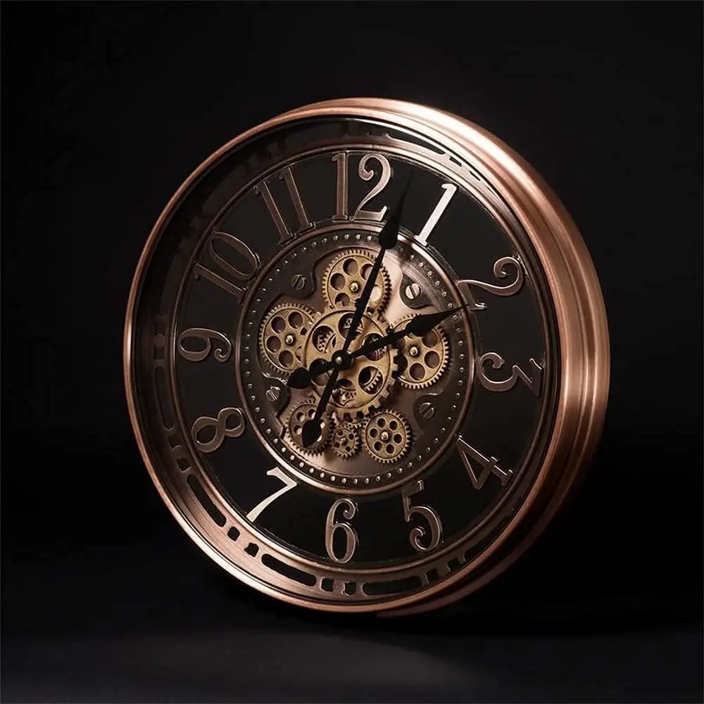 Horloge Murale | Cuivre Vintage | 53cm