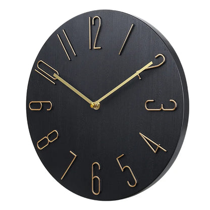Silent Wall Clock | Contemporary Minimalist Design | High-Quality Plastic