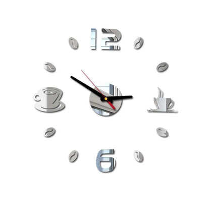 CréaHorloge - Horloge Numérique | Autocollants Personnalisables | 40 cm