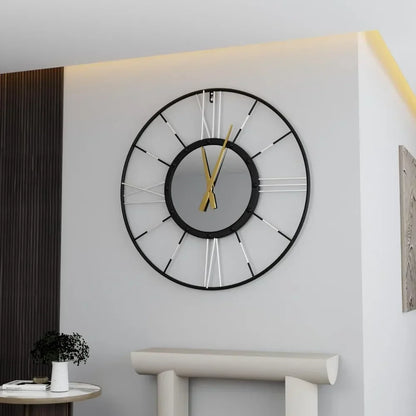 Horloge Murale | Cadre en Métal | 60 cm