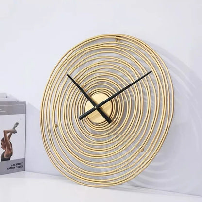 ScandiCadran Wall Clock | Silent Metal Design | Large Round