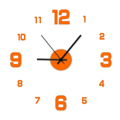 CarréÉlite | Horloge Murale Carrée | Silencieuse