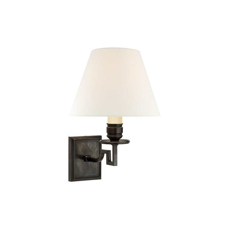 Dean Wall Light | Solid Brass & Fabric | Vintage-Inspired Design