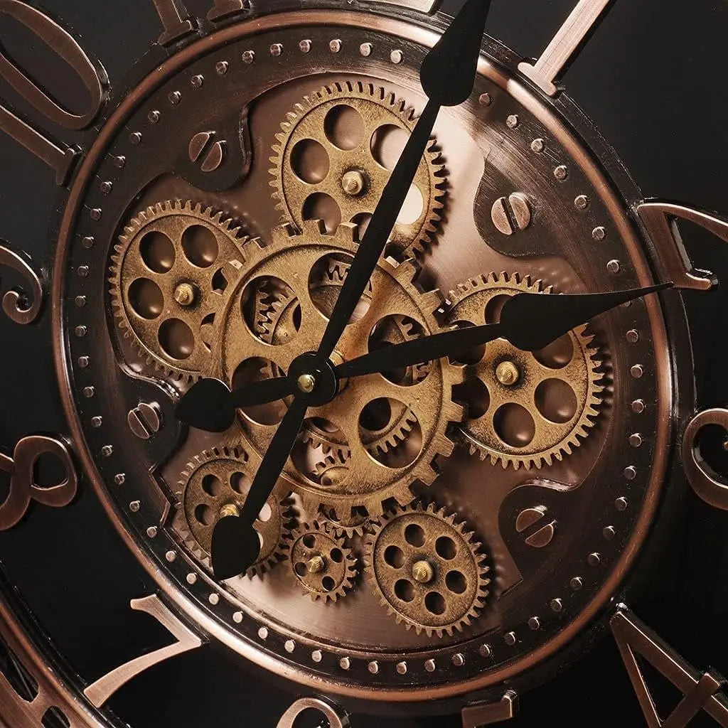 Horloge Murale | Cuivre Vintage | 53cm