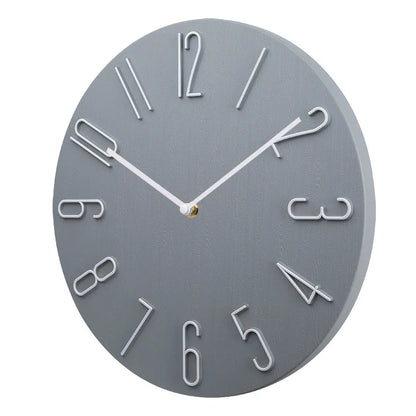 Silent Wall Clock | Contemporary Minimalist Design | High-Quality Plastic