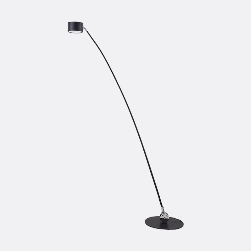 Sampei Floor Lamp | Carbon Fiber & Metal | Black, 200cm