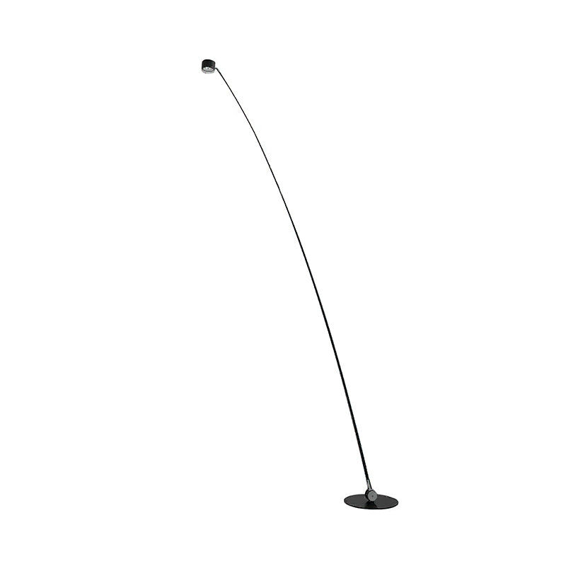 Sampei Floor Lamp | Carbon Fiber & Metal | Black, 200cm