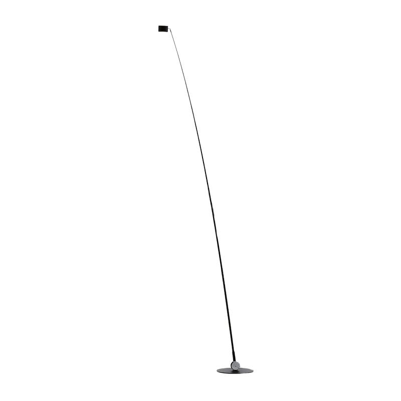 Sampei Floor Lamp | Carbon Fiber & Metal | Black, 200cm