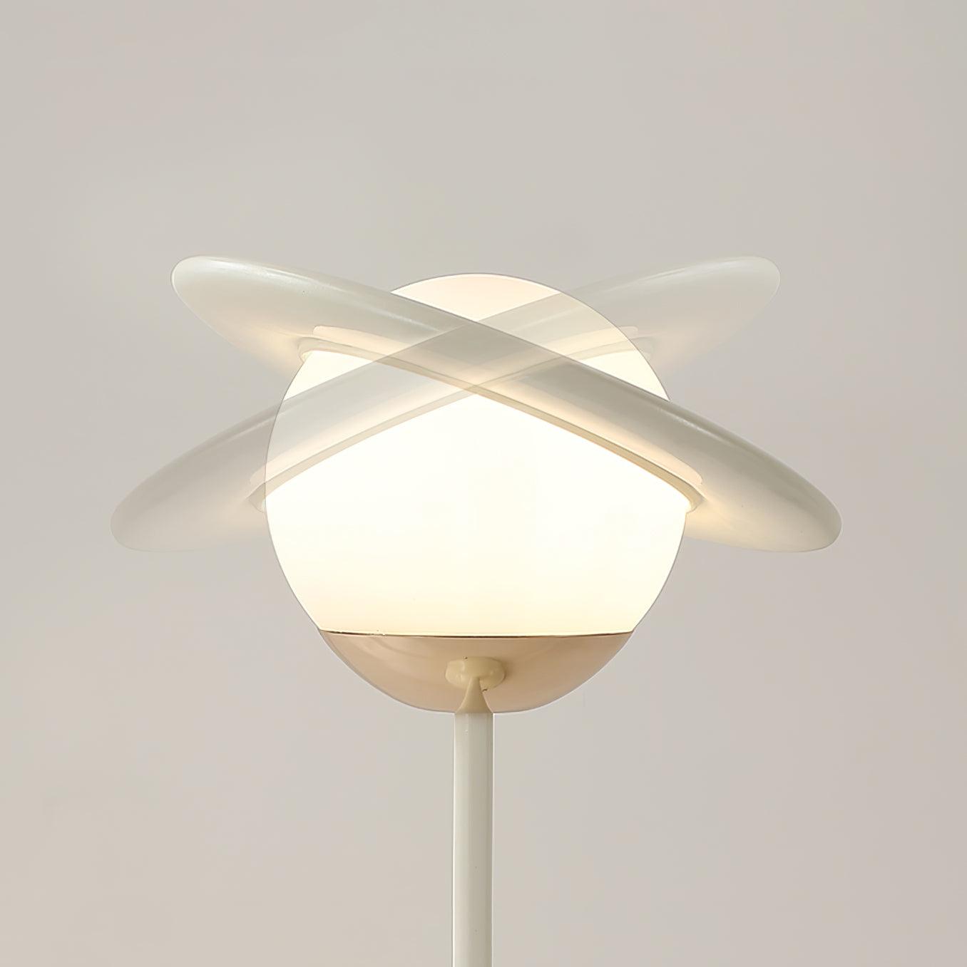 Saturn Planet Table Lamp | Metal & Glass | 20 cm Diameter, Multiple Colors