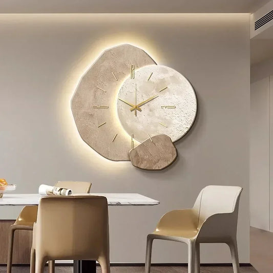 Horloge Murale | Bois Naturel | Silencieuse