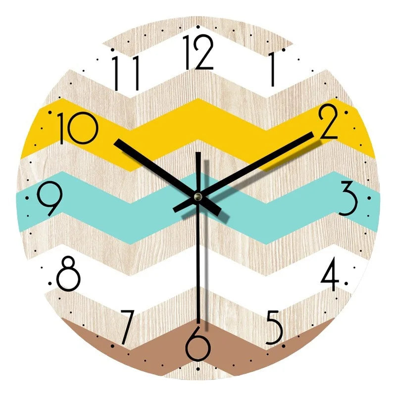 Horloge Murale | Bois Naturel | 30cm