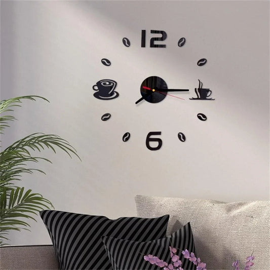 CréaHorloge - Horloge Numérique | Autocollants Personnalisables | 40 cm