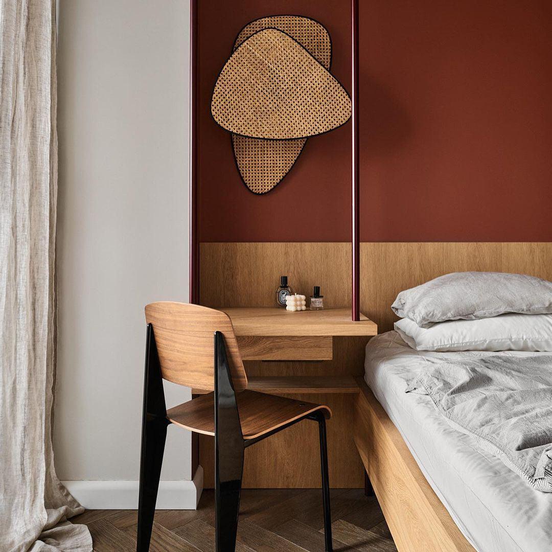 Screen Cannage Wall Sconce | Natural Bamboo & Metal | Set of 2
