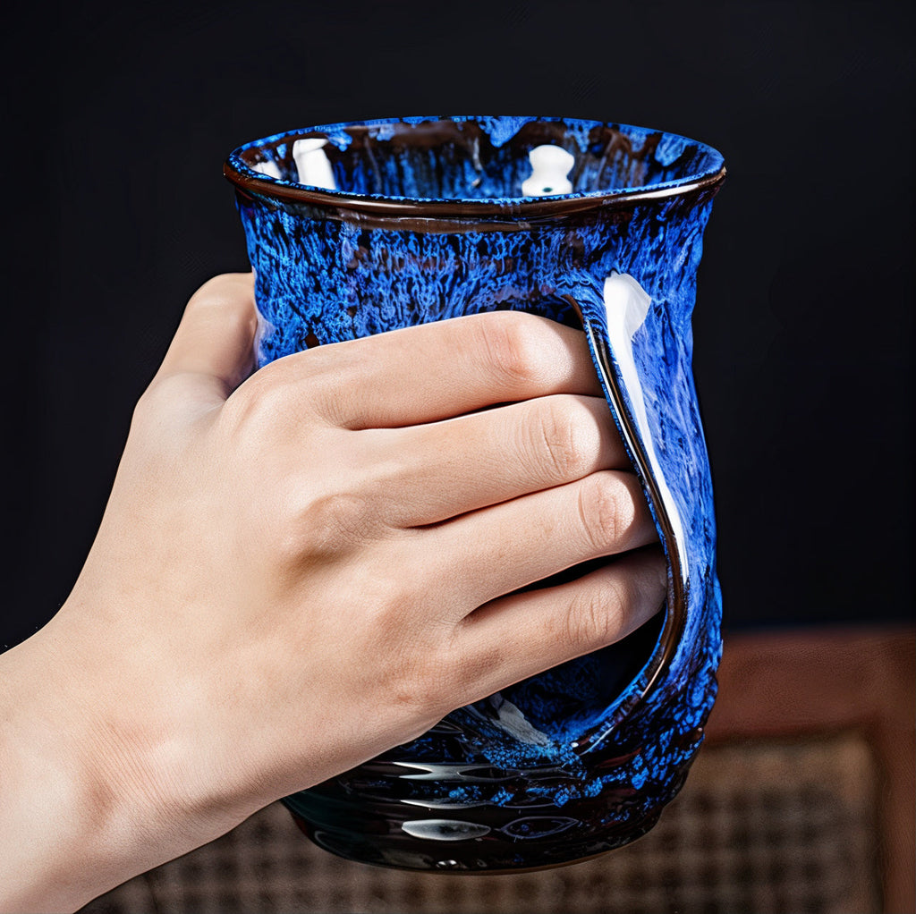 Ceramic Coffee Cups | Abstract Design | 6 Colors