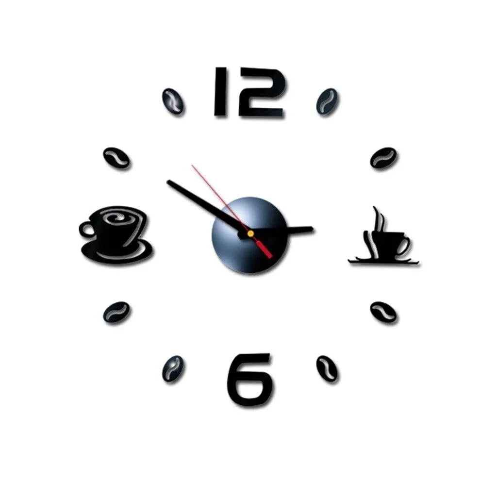CréaHorloge - Horloge Numérique | Autocollants Personnalisables | 40 cm