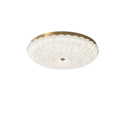 Seraphim Ceiling Lamp | Copper Frame with Glass Accents | 30cm, 40cm, 50cm Sizes