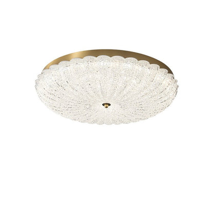 Seraphim Ceiling Lamp | Copper Frame with Glass Accents | 30cm, 40cm, 50cm Sizes