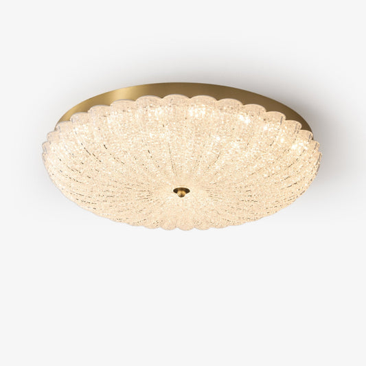 Seraphim Ceiling Lamp | Copper Frame with Glass Accents | 30cm, 40cm, 50cm Sizes