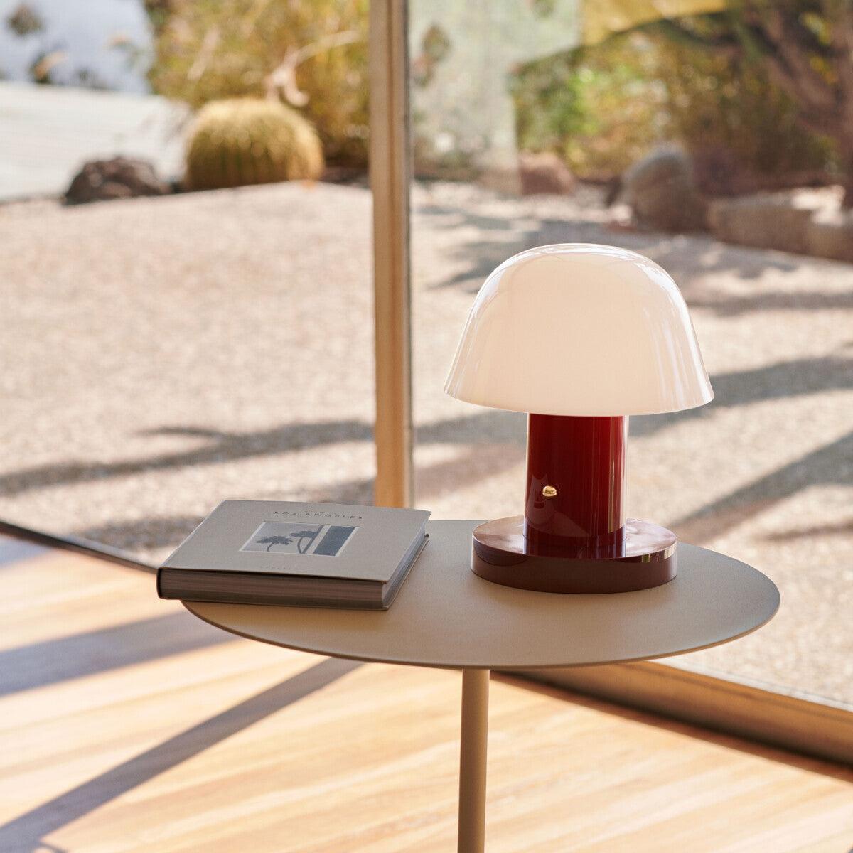 Mushroom Lamp | Cordless | White