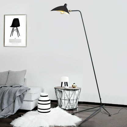 Serge Mouille Floor Lamp | Metal & Aluminum | White or Black