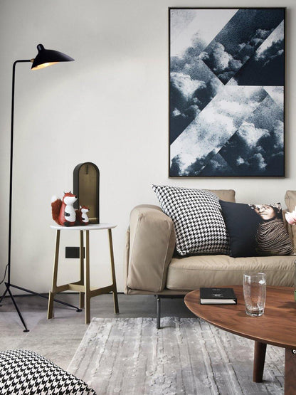 Serge Mouille Floor Lamp | Metal & Aluminum | White or Black
