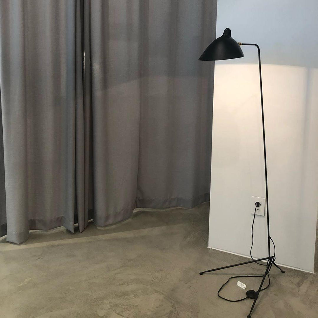 Serge Mouille Floor Lamp | Metal & Aluminum | White or Black