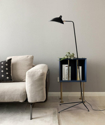 Serge Mouille Floor Lamp | Metal & Aluminum | White or Black