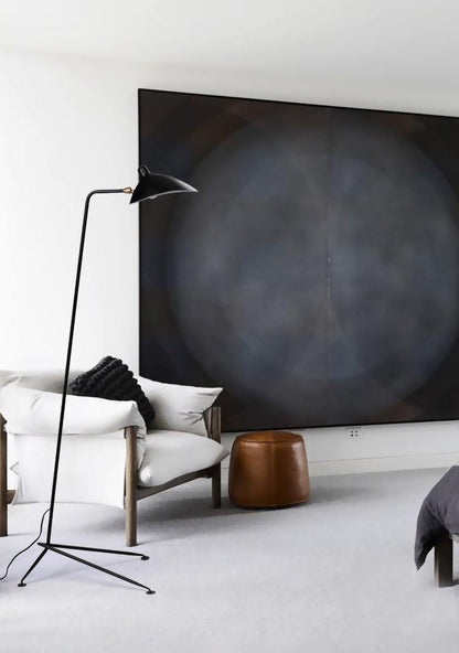 Serge Mouille Floor Lamp | Metal & Aluminum | White or Black
