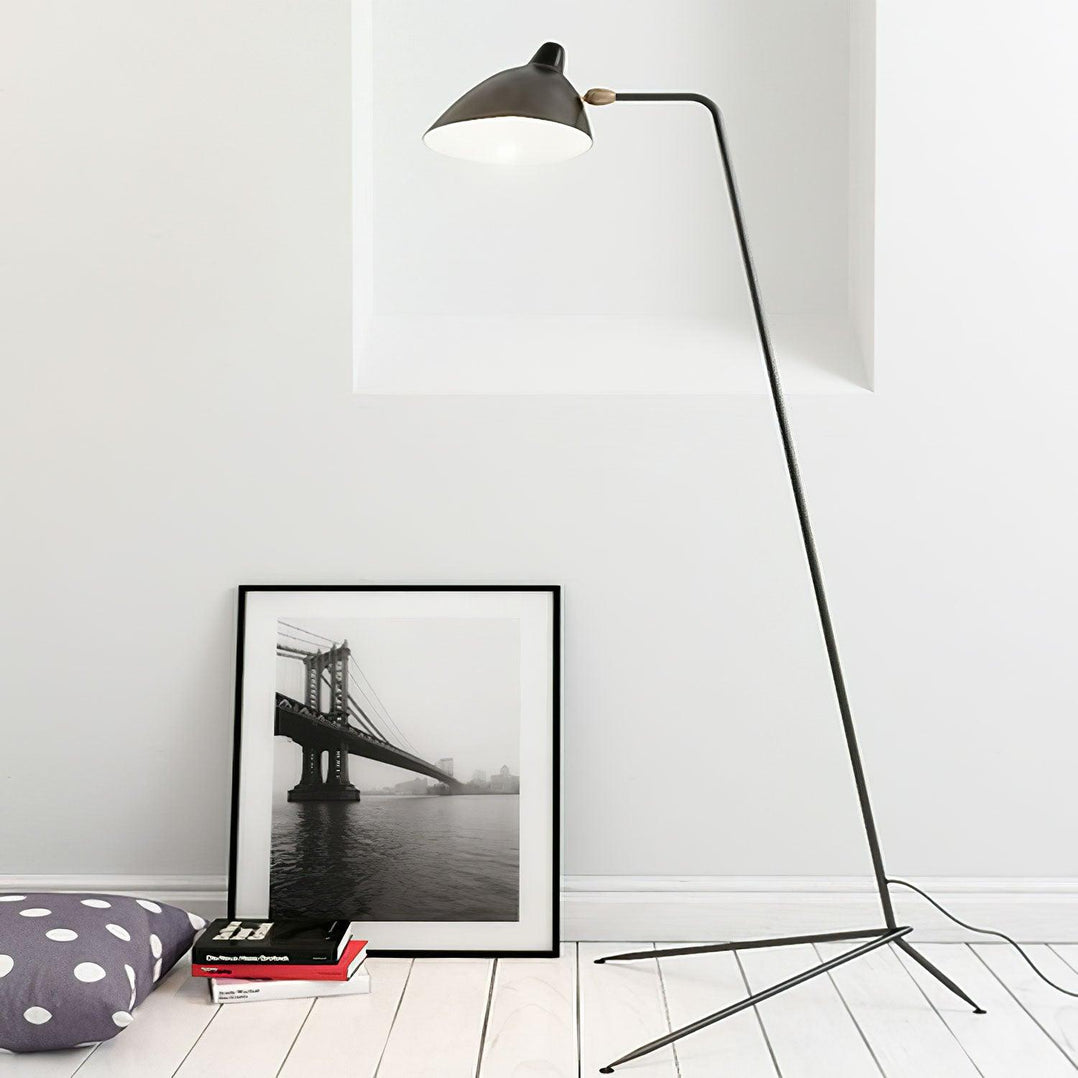 Serge Mouille Floor Lamp | Metal & Aluminum | White or Black