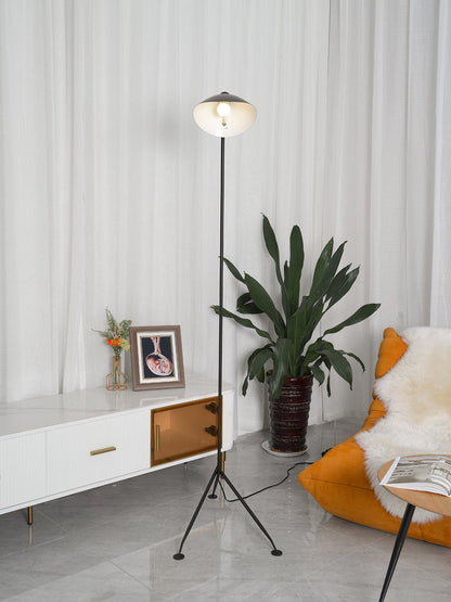 Serge Mouille Floor Lamp | Metal & Aluminum | White or Black
