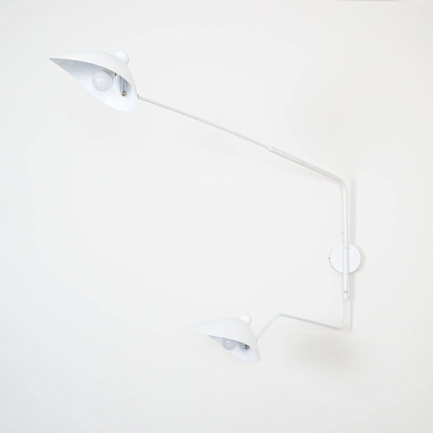 Serge Mouille Wall Sconce | Metal & Aluminum | Black | Set of 2