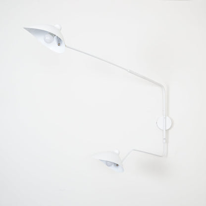 Serge Mouille Wall Sconce | Metal & Aluminum | Black | Set of 2