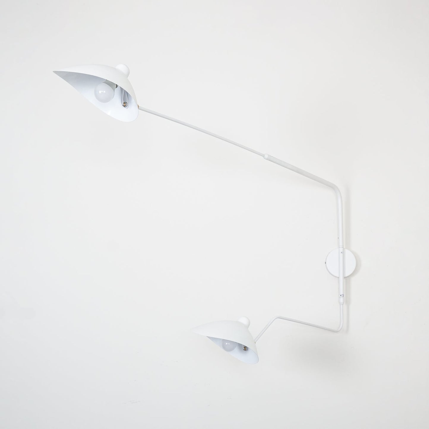 Serge Mouille Wall Sconce | Metal & Aluminum | Black | Set of 2