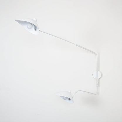 Serge Mouille Wall Sconce | Metal & Aluminum | Black | Set of 2